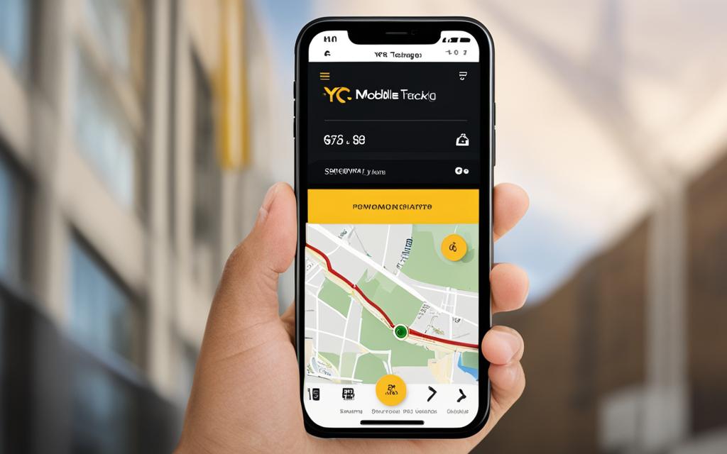 YRC mobile tracking app
