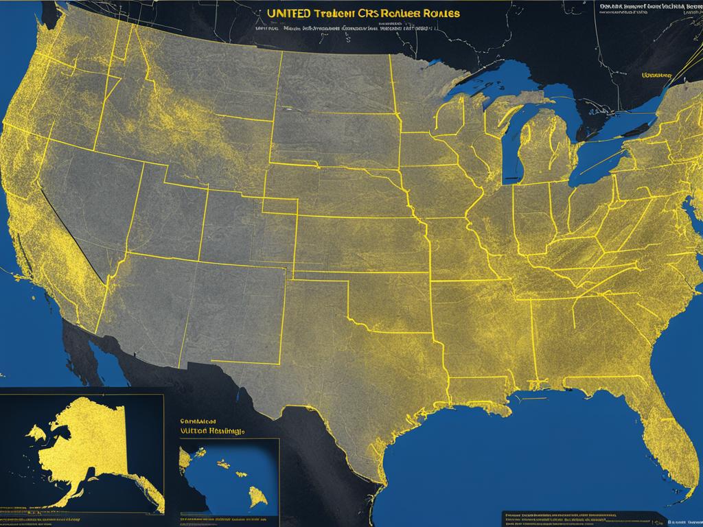 CRST trucking routes and logistics
