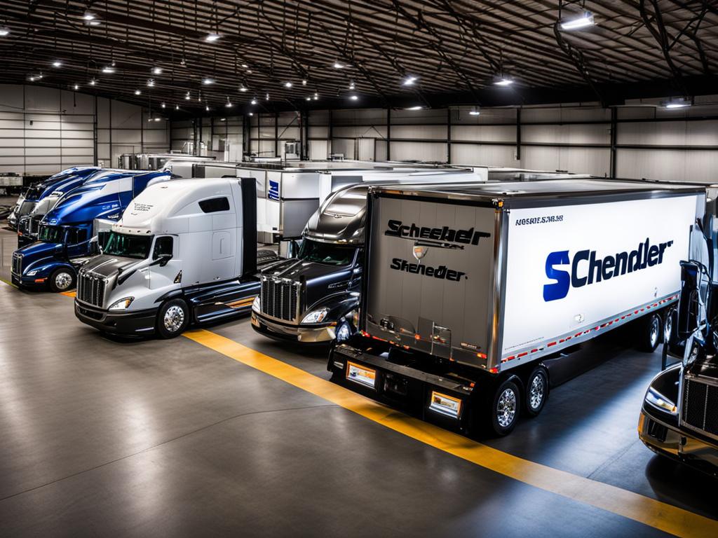 Schneider trucking fleet maintenance services